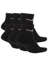 34 dydis nike - Nike Everyday Cushion Ankle 6Pak SX7669-010 kojinės sportui (91381) (Juoda spalva, S ( 34 - 38 ) dydis) - 2 nuotrauka