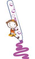 Flomasteriai SUPER BABY, Fiorello, 8 sp.