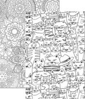 sasiuviniai langeliais 96 lapai - Sąsiuvinis MANDALAS, A5, langeliais, 96 lapai, 70gsm - 1 nuotrauka
