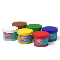 piesimas pirstais - Dažai piešimui pirštais, ErichKrause, 6 spalvos po 35ml - 1 nuotrauka