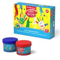 piesimas pirstais - Dažai piešimui pirštais, ErichKrause, 6 spalvos po 35ml - 2 nuotrauka