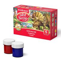 Guašas, ErichKrause, su UV apsauga, 6 spalvos po 20ml