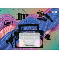 muzikos sasiuvinis - Sąsiuvinis Disco, 12 lapų - 1 nuotrauka