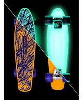 mini riedlentes - Šviečianti tamsoje mini riedlentė Street Surfing Beach Board Glow Mystic Forest 22.5” - 3 nuotrauka