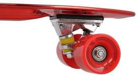 longboardas - Mini riedlentė Nils Extreme Red Electrostyle - 7 nuotrauka