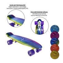 longboard - Riedlentė Nils Extreme Pennyboard PNB01, 56x14 cm geltona - 10 nuotrauka