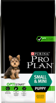 purinis pro plan puppy - Purina Pro Plan Small & Mini Puppy Optistart, viščiukas ir ryžiai 7kg - 1 nuotrauka