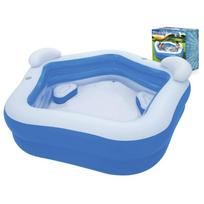 pripuciama sukurine vonia - Pripučiamas baseinas Bestway 213 x 206 x 69cm - 1 nuotrauka