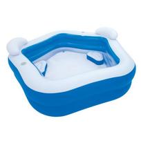 pripuciama sukurine vonia - Pripučiamas baseinas Bestway 213 x 206 x 69cm - 4 nuotrauka