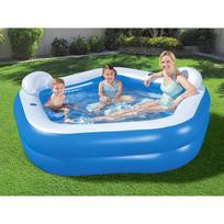 pripuciama sukurine vonia - Pripučiamas baseinas Bestway 213 x 206 x 69cm - 5 nuotrauka