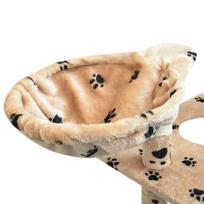 Kačių draskyklė VLX Paw Prints, 970x400x1500 mm