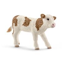 gyvunu figureles - Schleich Simmental Calf 13802 - 1 nuotrauka