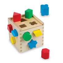 Melissa & Doug Shape Sorting Cube Classic Toy 10575
