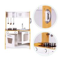 ecotoys virtuvele - EcoToys Kitchen With Light And Sound Effect White - 3 nuotrauka
