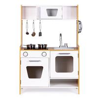 ecotoys virtuvele - EcoToys Kitchen With Light And Sound Effect White - 5 nuotrauka