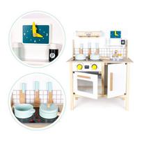 vaikiska virtuvele su - EcoToys Wooden Kitchen With Sounds - 5 nuotrauka