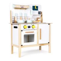 vaikiska virtuvele su - EcoToys Wooden Kitchen With Sounds - 9 nuotrauka