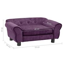 Gyvūno guolis VLX Lova, violetinis, 720x450 mm