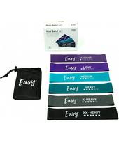 fitneso juosta - Pasipriešinimo gumų komplektas Mini Band SET Fitness 25x5cm (6 vnt.) - 2 nuotrauka