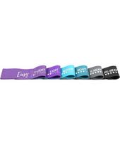 fitneso juosta - Pasipriešinimo gumų komplektas Mini Band SET Fitness 25x5cm (6 vnt.) - 4 nuotrauka