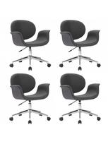 pasukamos kedes - Biuro kėdė VLX Swivel 3054827, tamsiai pilka - 4 nuotrauka