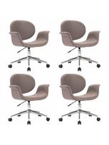 Biuro kėdė VLX Swivel 3054829, smėlio