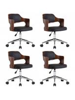 islenkta mediena - Biuro kėdė VLX Swivel 3054848, juoda - 3 nuotrauka