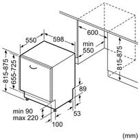 imontuojama indaplove bosch 8 - Bosch SMV6ZDX49S - 8 nuotrauka