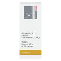 naktinis -  Ziaja Med intensyviai regeneruojantis naktinis veido kremas su vitaminu C, 50 ml - 1 nuotrauka