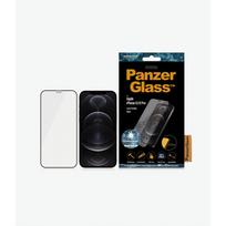 ekranas iphone 12 pro - PanzerGlass For iPhone 12/12 Pro, Glass, Juodas, Clear Screen Protector, 6.1 " - 1 nuotrauka