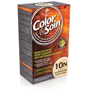 amoniakas eurovaistine - COLOR & SOIN® ilgalaikiai plaukų dažai be amoniako, rezorcino, parabenų, silikonų, Nr. 10N, platininės blondinės spalva, 135 ml - 2 nuotrauka