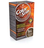 color soin -  COLOR&SOIN ilgalaikiai plaukų dažai be agresyvių medžiagų, Nr. 5GM, kapučino šviesi kaštoninė spalva, 135 ml - 2 nuotrauka
