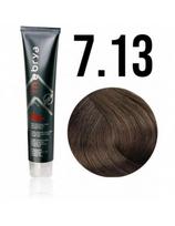 plauku blond dazai - Inebrya Color profesionalūs plaukų dažai 100 ml. - 7/13 Blonde Ash Golden - 2 nuotrauka