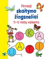 Pirmieji skaitymo žingsneliai 5-6 metų vaikams
