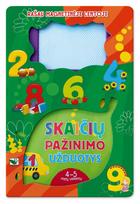 lenta vaikai - Rašau magnetinėje lentoje. Skaičių pažinimo užduotys. 4-5 m. vaikams - 1 nuotrauka