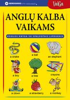 kalbos ugdymas - Anglų kalba vaikams. Veiklos knyga su spalvotais lipdukais - 1 nuotrauka