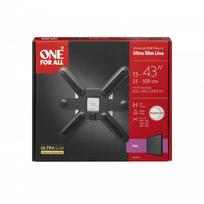 televizoriaus universalus laikiklis - ONE For ALL Wall mount, WM 6211, 13-42 ", Fixed, Maximum weight (capacity) 40 kg, Black - 2 nuotrauka