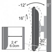 televizoriai 19 - Sbox Full Motion Flat Screen LED TV Mount 19"-43" 25kg LCD-2900B - 3 nuotrauka
