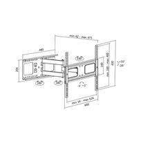 stovas televizoriaus - Logilink BP0028 TV Wall mount, 37"-70", Black - 1 nuotrauka