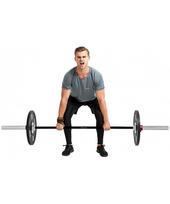 olimpinis grifas - 50mm olimpinis grifas su guoliais tinkamas mėtymui 220cm (apkrova iki 450kg) inSPORTline OB-86 MTBH4 - 3 nuotrauka