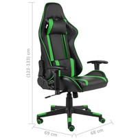 Žaidimų kėdė VLX vidaXL 8720286193242, juoda/žalia