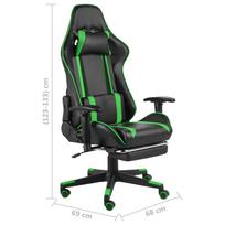 Žaidimų kėdė VLX Swivel Gaming Chair, juoda/raudona