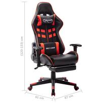 gaming chair - Žaidimų kėdė VLX Gaming Chair, juoda/raudona - 2 nuotrauka