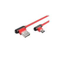usb c angled - Natec Charger Cable USB-C / USB 1m Red - 3 nuotrauka