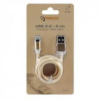 usb pakrovejas 2 - Sbox USB 2.0 8 Pin IPH7-G gold - 2 nuotrauka