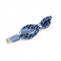 Sbox USB--Micro USB 1M USB-1031BL blue