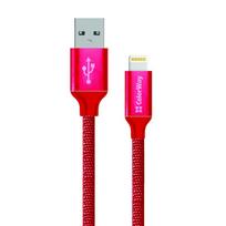 pakrovejas lightning - ColorWay USB Apple Lightning 1m 2.1A Red CW-CBUL004-BK - 2 nuotrauka