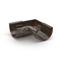 pvc lietaus latakai - 100 mm latako vidinis kampas 90°, GAMRAT (PVC), - 2 nuotrauka