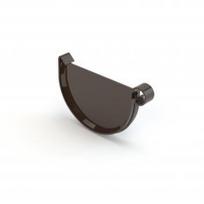 pvc lietaus latakai - 125 mm latako dangtelis, universalus, GAMRAT (PVC) - 1 nuotrauka