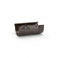 pvc lietaus latakai - 125 mm latako sujungimas, GAMRAT (PVC) - 2 nuotrauka